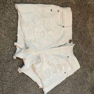 American Eagle Jean shorts . size 4 fit like 2